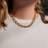 ELIZA ROUND LINK CHAIN NECKLACE