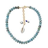 COASTAL CAPRI BEADED NECKLACE