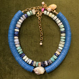 COBALT SUMMER BAROQUE NECKLACE