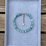 ICY AQUAMARINE GEMSTONE NECKLACE