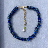 HOLIDAY LAPIS NECKLACE