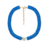 COBALT SUMMER BAROQUE NECKLACE