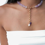 AMETRINE PURPLE NECKLACE