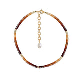 Ombre Faceted Garnet Necklace